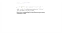 Desktop Screenshot of caravanfinder.net