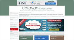 Desktop Screenshot of caravanfinder.co.uk